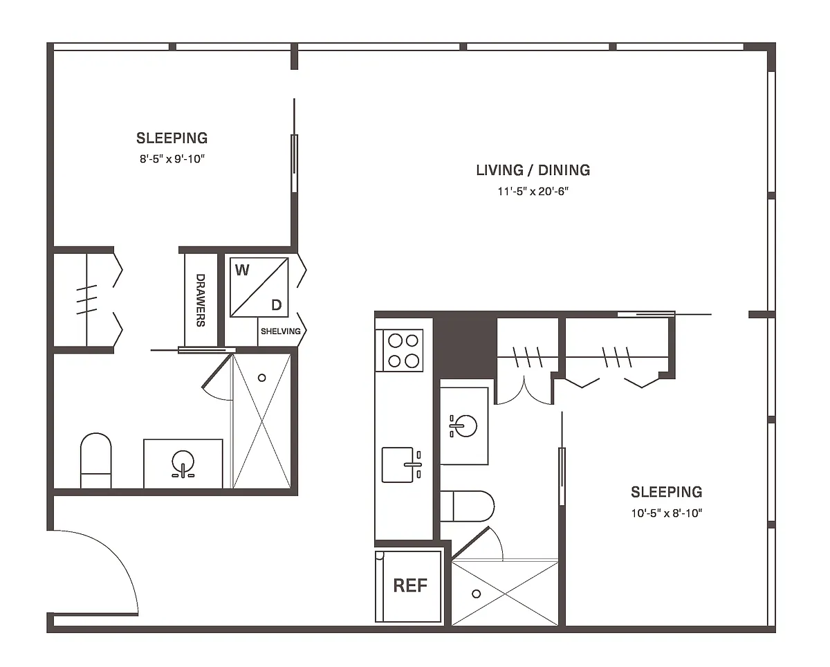Floor plan L6A