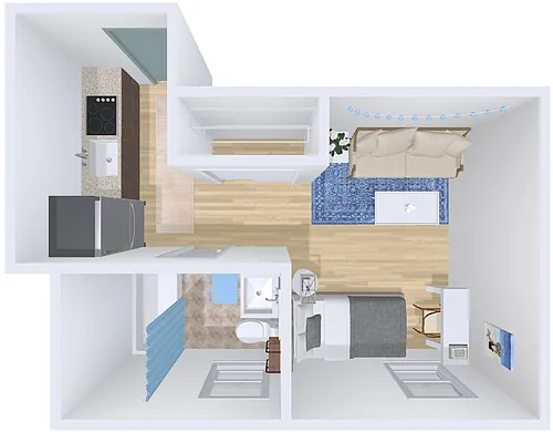 Floor plan studio 19