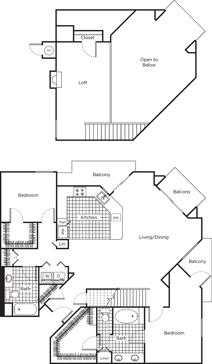 Floor plan Rousseau (Loft)