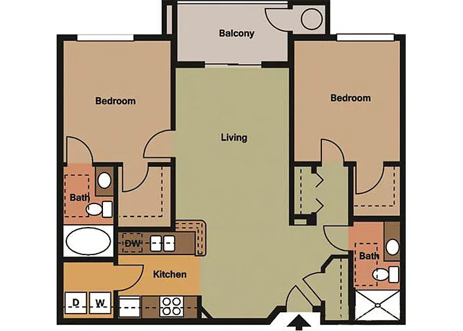 Floor plan Windsor Building A and B