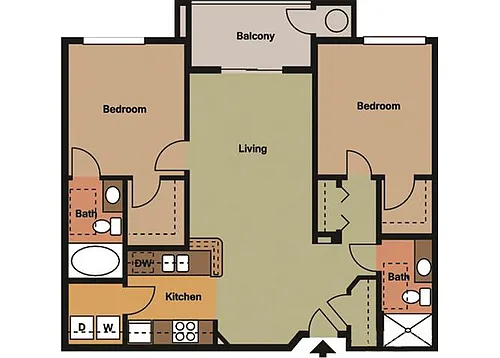 Floor plan Windsor Building A and B