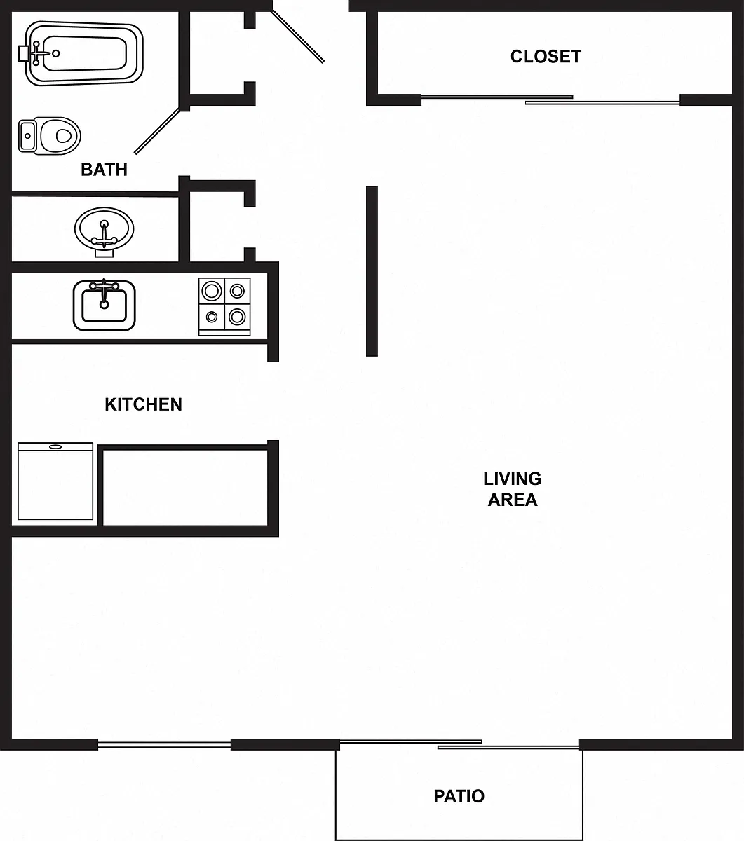 Floor plan Studio