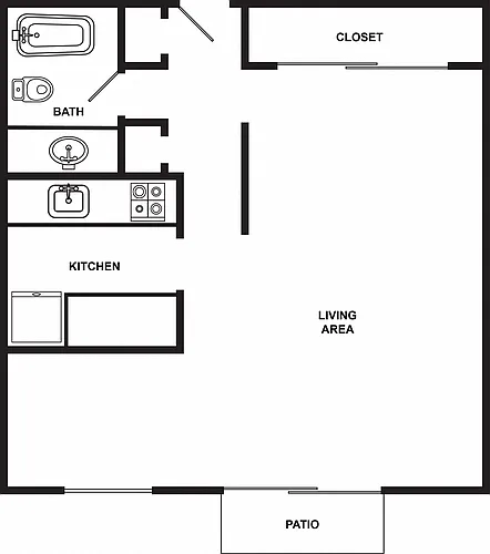 Floor plan Studio