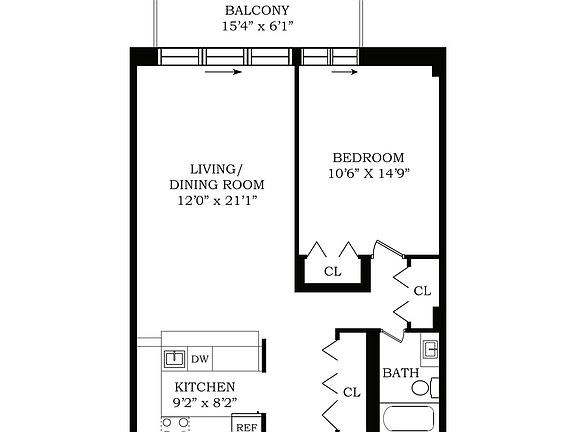 2nd image of 600 Columbus Ave #13J