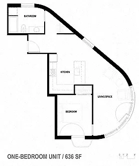 Floor plan One Bedroom