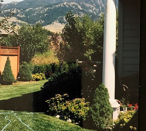 A peek at Bridger Mountains