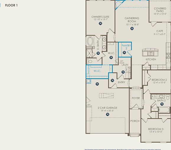 Arlington Floor Plan, Quick Move-in Home, Floor 1