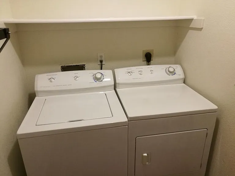 washer and dryer