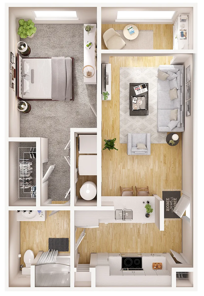 Floor plan 1C Renovation 4
