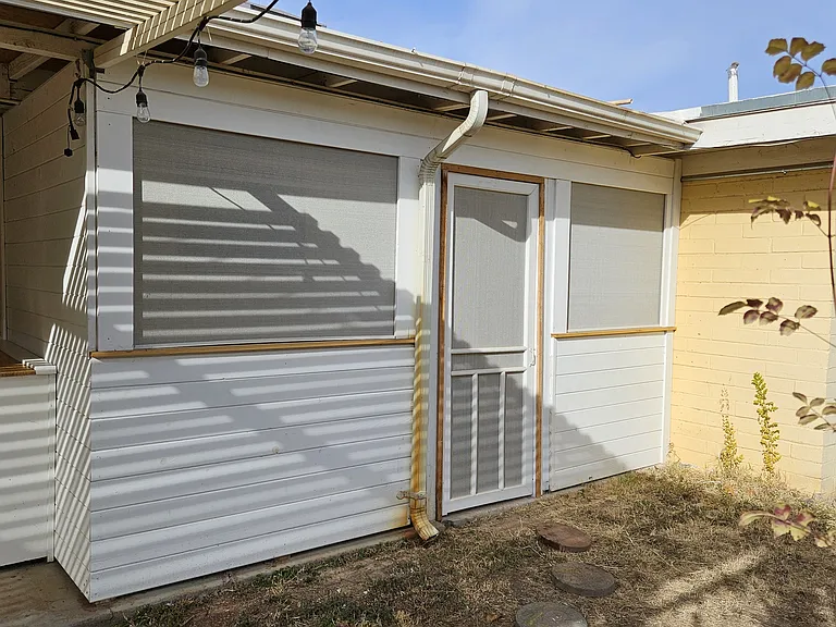 Enclosed patio