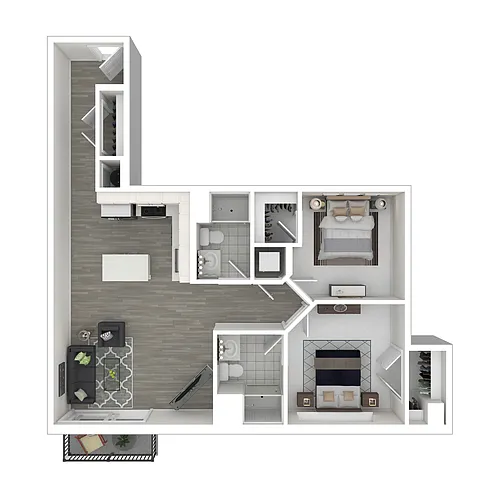 Floor plan Dam Neck