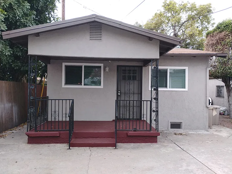 Front view of rental unit. The rental does not have shared walls and is a stand alone dwelling.