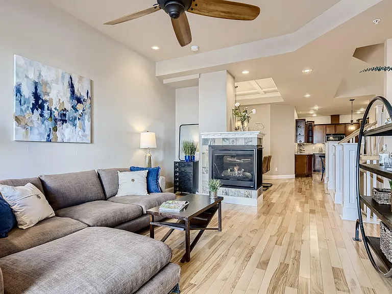 Living room with furnishings. Note that the home is being offered unfurnished.