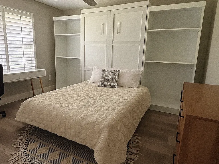 Guest bedroom 3 (Queen) with office desk and chair