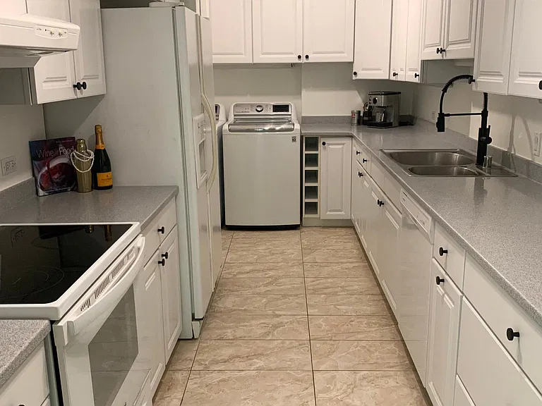 Apartment includes full washer & dryer.