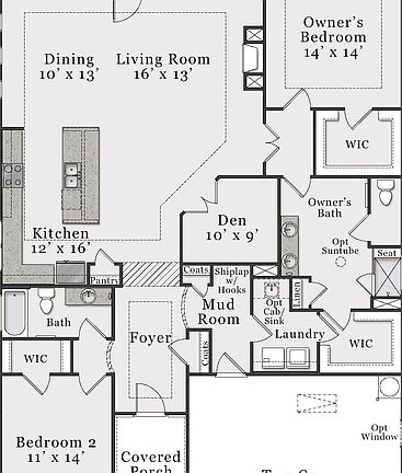 Craftsman First Floor