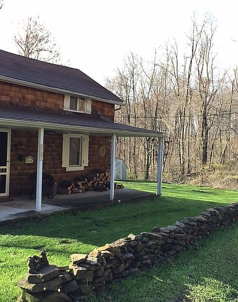Stonewall and side of lot