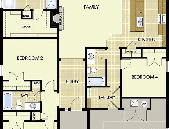 Sydney Side Entry Garage Floor Plan