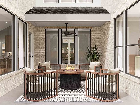 Representative Only Lisbon Plan Outdoor Covered Living