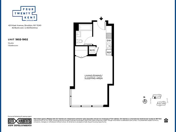 2nd image of 420 Kent Ave APT 1802