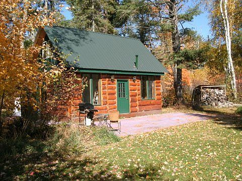 Log Cabin in Woods