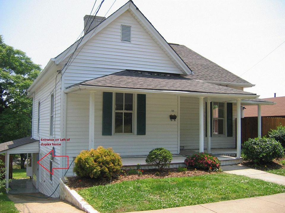 Entrance on Left of duplex home