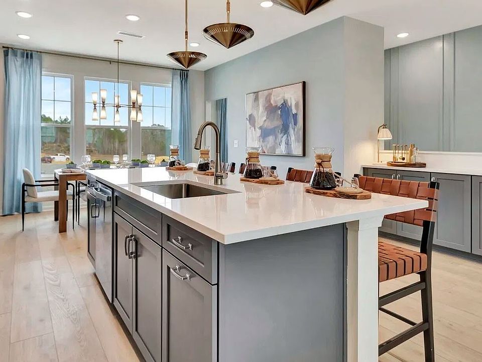 Kitchen to nook - model home