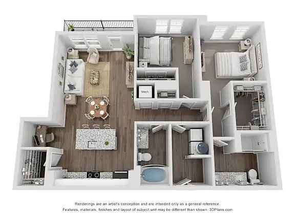 Floor plan B1