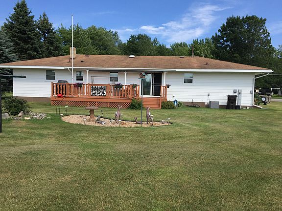 Rear of Home with Deck
