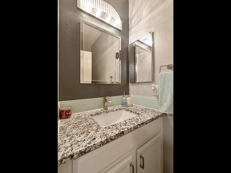 Downstairs half bath