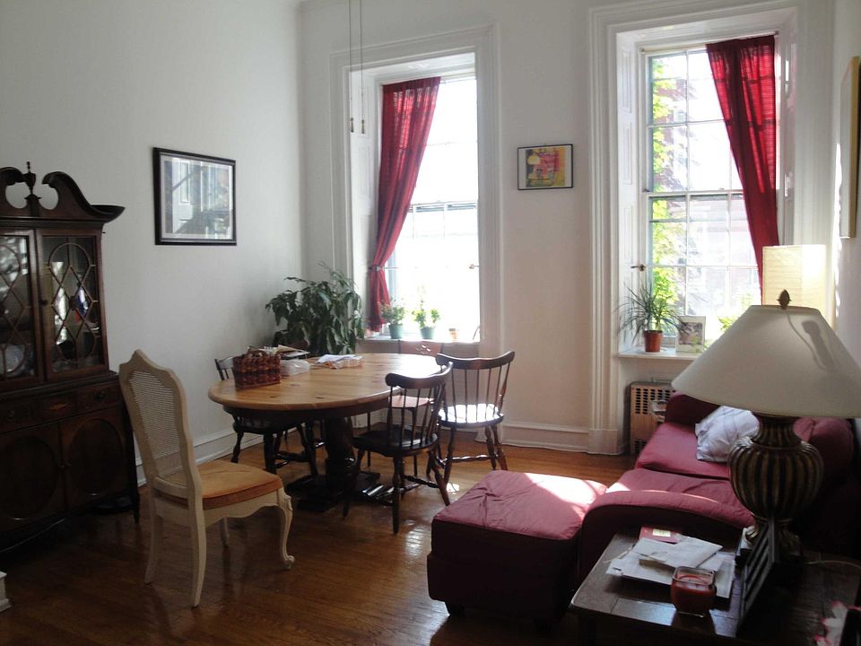 Living room -dining area adjacent to kitchen.