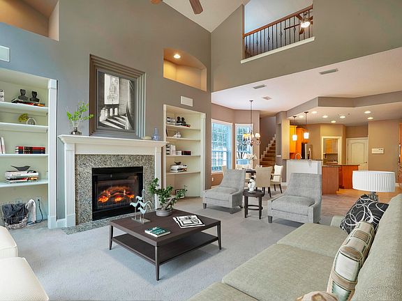 Virtual Staged Living Room