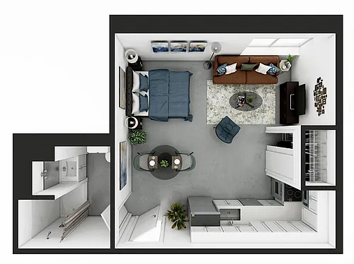 Floor plan Studio - Design 4