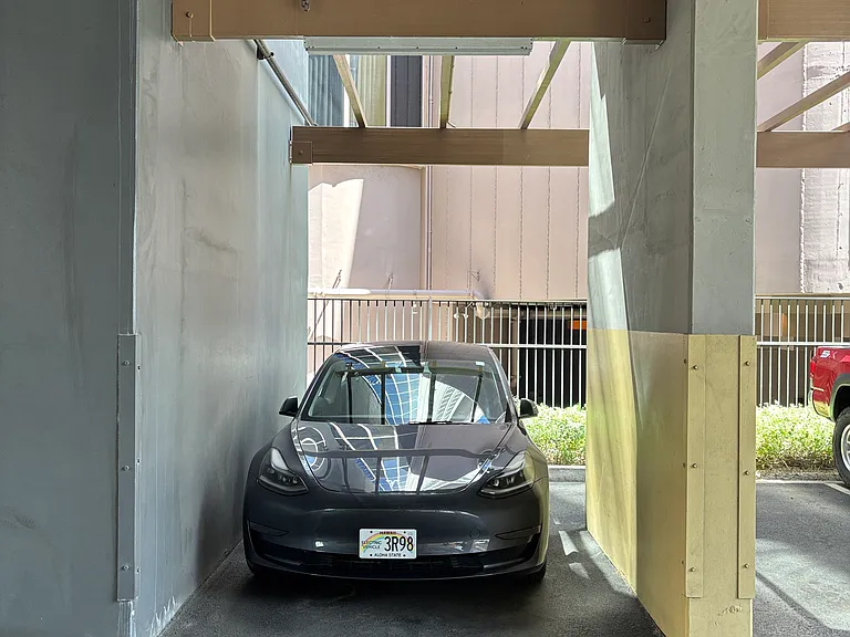 Assigned parking stall