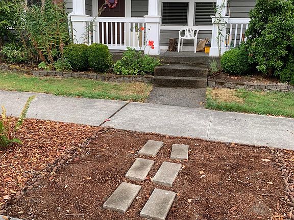Front of house facing panic area