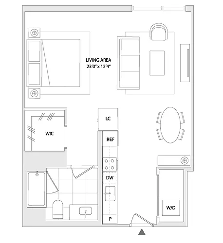 Floor plan STUDIO B6