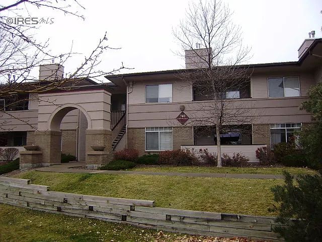 Front view of the building