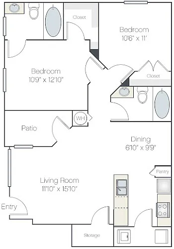 Floor plan 50-B1a.G8