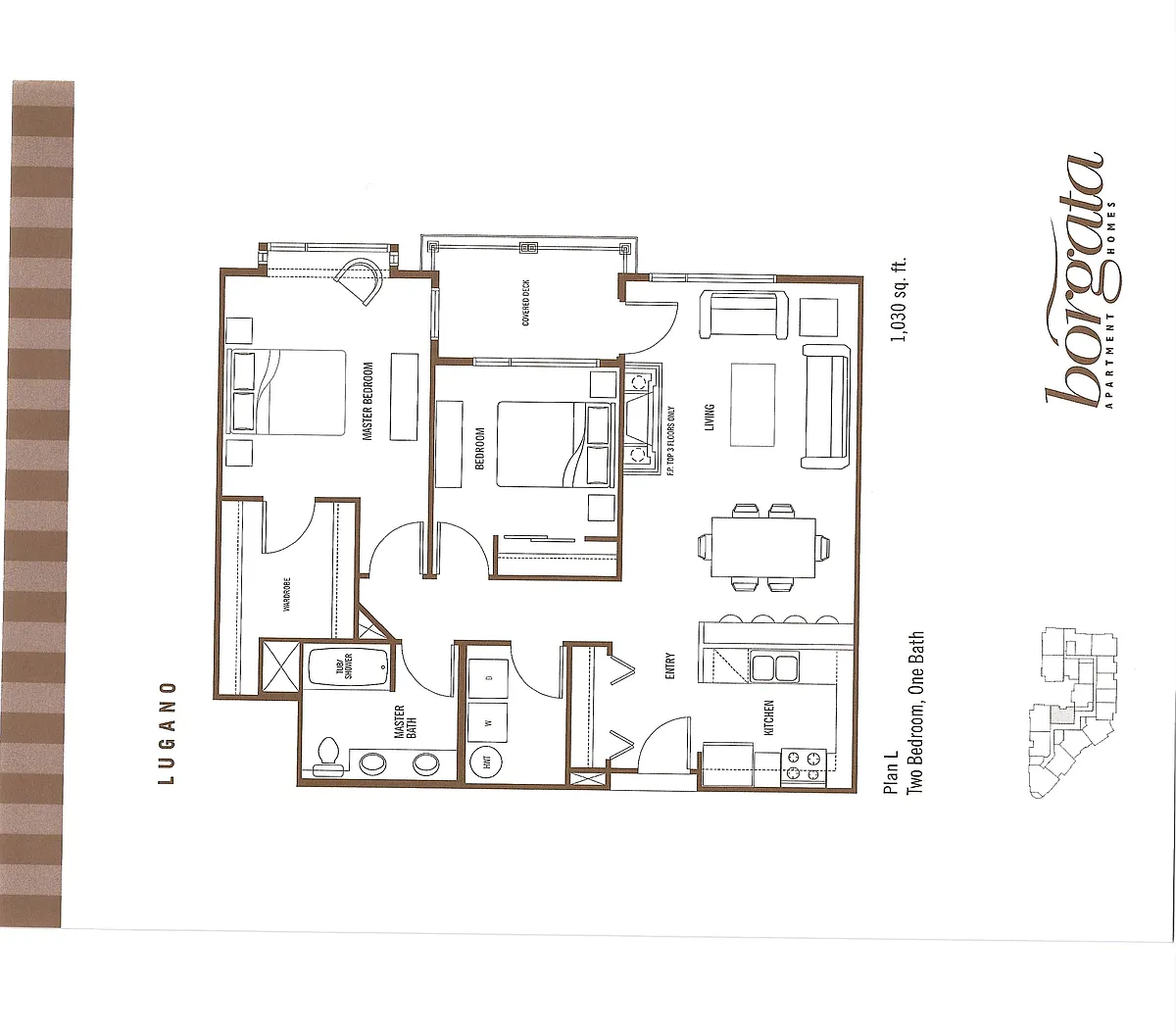 Floor plan 301 Income Restricted