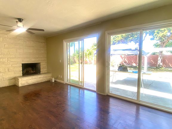 Double sliding doors - big back yard with no ADU