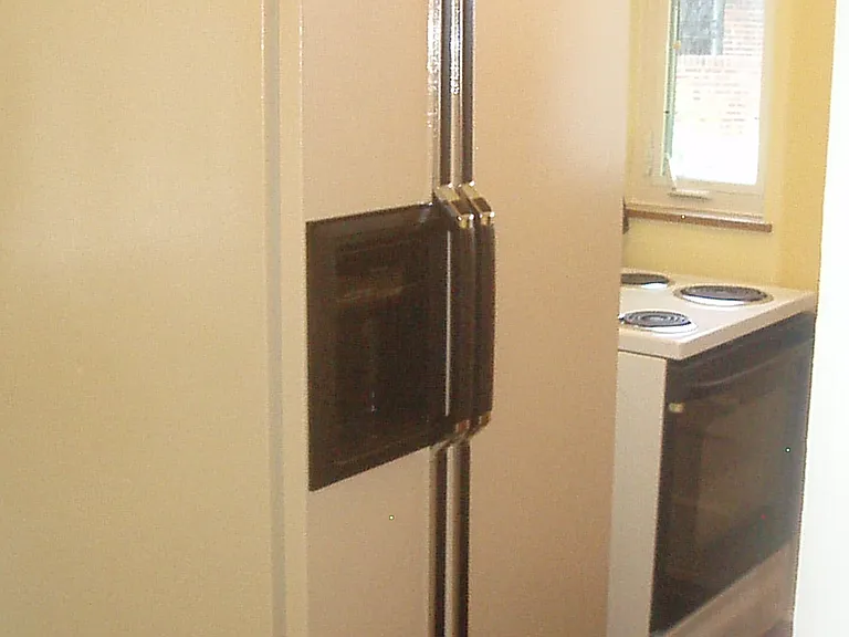 refrigerator (side by side) as well as electric stove