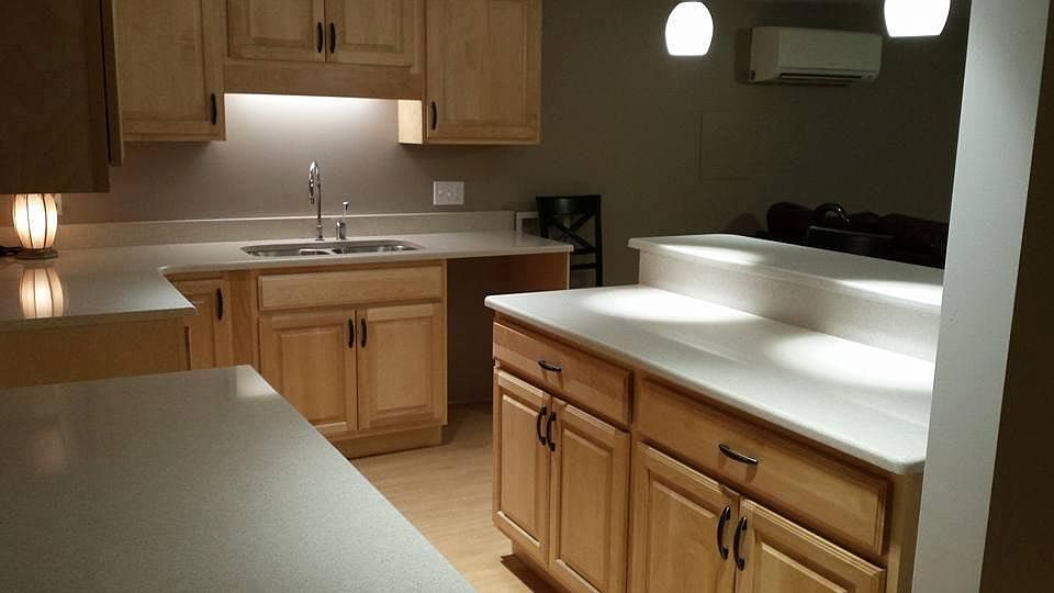 Berch cabinets and quality counter tops