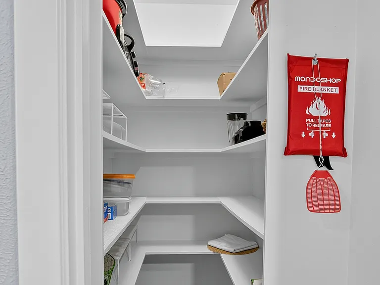 Large walk-in kitchen pantry