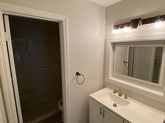 Sink area of master bath