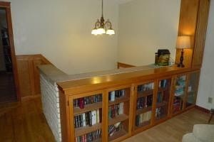 Built In Book Shelves in Living Room