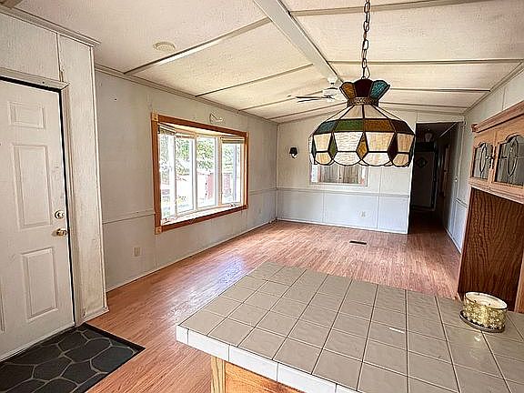 Kitchen to living room view 