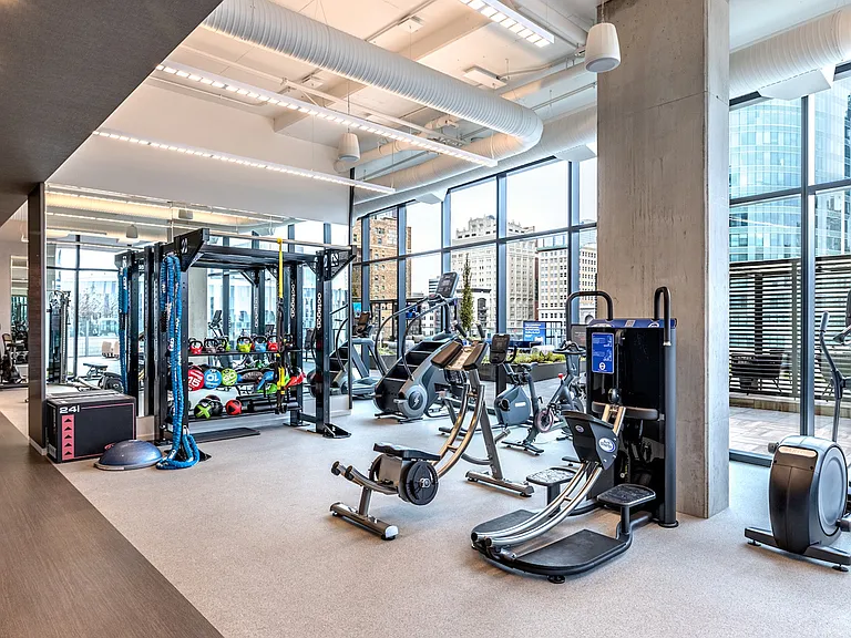 The Fitness Center at Three Light Luxury Apartments