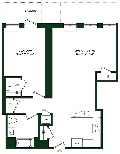 Floor plan A20E