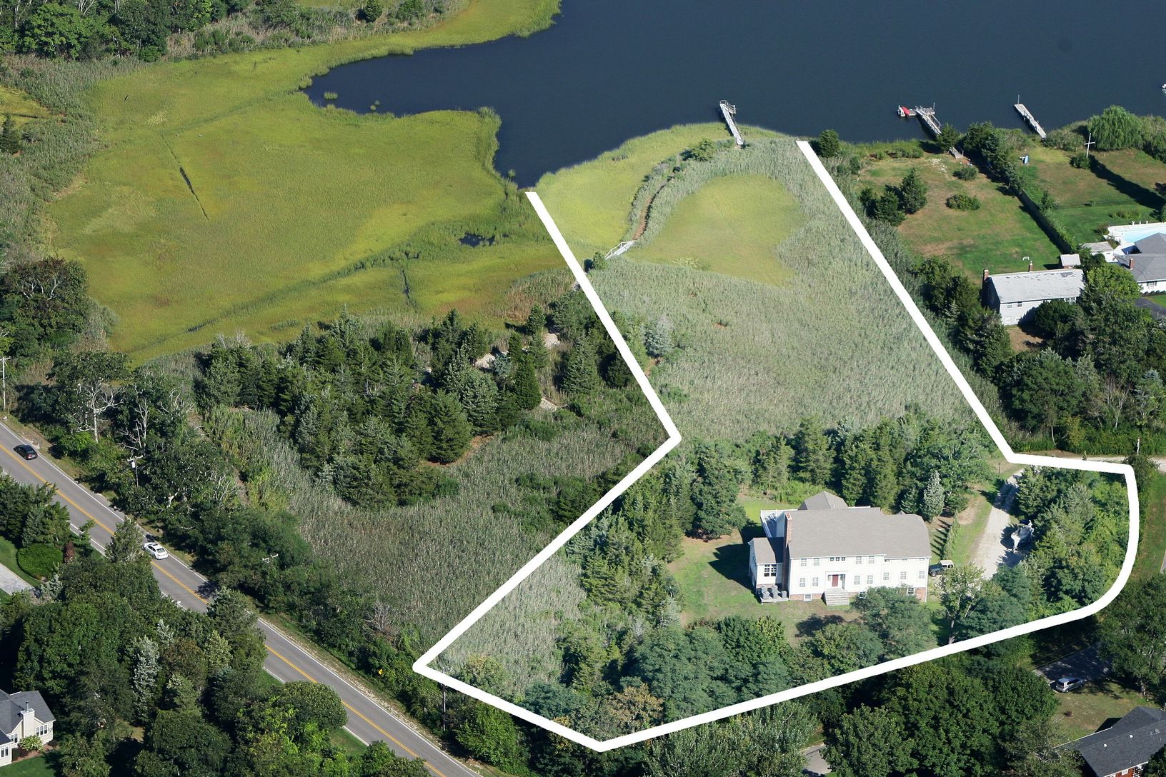  4 acres water front