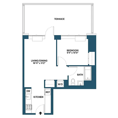 Floor plan A01D